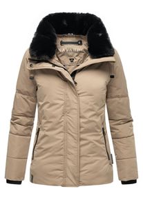 Navahoo Damen Winterjacke "Frostii XIV", grau, modisch, Gr. XXL, Material: 100% Polyester, Jacken, modische Damen Winter Steppjacke mit
