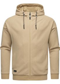 Ragwear Herren Kapuzensweatjacke "Dreyner", beige, Basic, Gr. XXXL, Sweatware, Material: 50% Baumwolle, 50% Polyester, Sweatjacken, Herren Basic