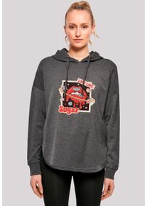 F4NT4STIC Damen Kapuzenpullover "Lips like sugar retro fashion Valentinstag", grau, casual, Gr. XS, Obermaterial: 100% Baumwolle, Pullover, Premium