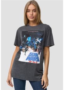 Recovered Herren T-Shirt "Star Wars International Poster", schwarz, casual, Gr. XL, bedruckt, 100% Baumwolle, Shirts, mit klassischem