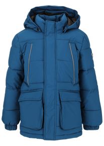ZIGZAG Kinder Outdoorjacke "Jacob", blau, casual, Gr. 104, unifarben, 100% Polyester, Jacken, mit wärmendem Polster und wasserabweisender Beschichtung