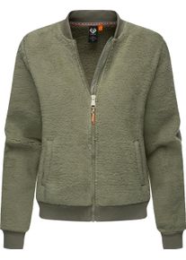 Ragwear Damen Plüschjacke "Cairro", grün, modisch, Gr. XXL, Plüsch, Material: 100% Polyester, Jacken, Flauschige Damen Übergangsjacke