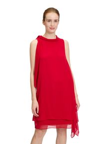 Vera Mont Damen Cocktailkleid "Vera Mont Cocktailkleid ohne Arm", rot, feminin, Gr. 40, Chiffon, Obermaterial: 100% Polyester. Futter: 100%