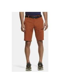 Outdoorhose MEYER "Arran", Herren, Gr. 29, Normalgr&ouml;&szlig;en, braun (rost), 88% Polyamid, 12% Elasthan, unifarben, figurumspielend kurz, Hosen Outdoorhose, mit Shirt-Stopper