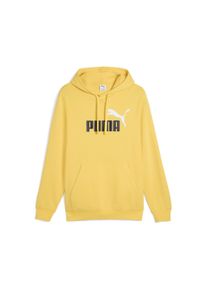 Puma Herren Hoodie "Essentials 2 Colour No. 1 Logo Hoodie Herren", gelb, Gr. S, Obermaterial: 68% Baumwolle, 32% Polyester; Kapuzenfutter: 100%