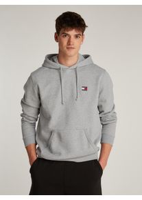 Tommy Jeans Herren Hoodie "TJM REG BADGE HOODIE EXT", grau, casual, Gr. XXL, meliert, Sweatware, Obermaterial: 100% Baumwolle, Sweatshirts, Mit