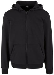 Urban Classics Herren Sweatjacke "Urban Classics Herren Cozy Zip Hoody", schwarz, Gr. XS, unifarben, 95% Baumwolle, 5% Elasthan, Sweatjacken