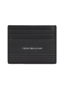 Tommy Hilfiger Kartenetui "TH BUSINESS CC HOLDER", schwarz, Leder, elegant, Kleinlederwaren, Men Mini-Geldbeutel, Mini Portemonnaie