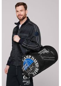 CAMP DAVID Sporttasche, schwarz, Polyester, bedruckt, Taschen, mit abnehmbarem Schulterriemen