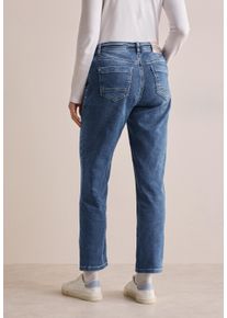 Cecil Damen Comfort-fit-Jeans, blau, casual, Gr. 32, unifarben, Jeans, 97% Baumwolle, 3% Elasthan, Jeans, aus Baumwolle mit Stretchanteil