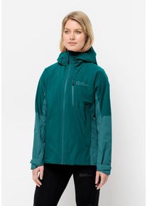 Jack Wolfskin Damen Funktionsjacke "EAGLE PEAK 2L JKT W", grün, Gr. XXL, OBERSTOFF 100% POLYESTER FUTTER 100% POLYESTER, Jacken