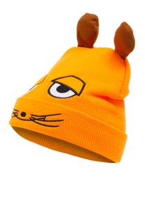 KOAA Baby Beanie "Maus - Mascot", orange, casual, Gr. 3, bestickt, 100% Polyacryl, Mützen, mit detailreicher Stickerei