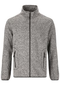 WHISTLER Herren Fleecejacke "Sampton", grau, sportlich, Gr. XXXL, meliert, 100% Polyester, Jacken, aus schnell trocknenden Materialien