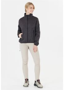 WHISTLER Damen Fleecejacke "SAMANI", bunt, sportlich, Gr. 44, meliert, 100% Polyester, Jacken, aus schnell trocknendem Funktionsmaterial