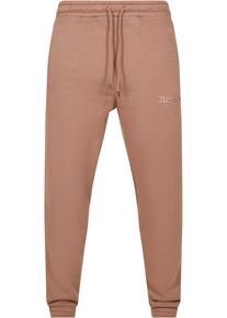 DROPSIZE Herren Jogginghose "Dropsize Herren Embo V2 Jogger", braun, Gr. S, unifarben, 70% Baumwolle, 30% Polyester, Hosen
