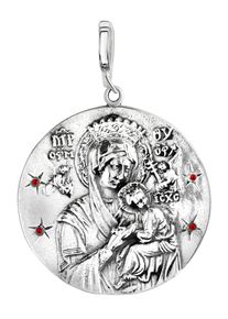 Firetti Damen Ketten-Anhänger "Schmuck Geschenk Silber 925 Halsschmuck Anhänger Madonna", Silber 925 (Sterlingsilber), 16,60 g, silber, Silber 925