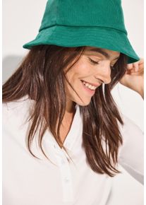 Cecil Damen Schirmmütze, grün, casual, unifarben, Rippstrick, Baumwolle, Mützen, Basic
