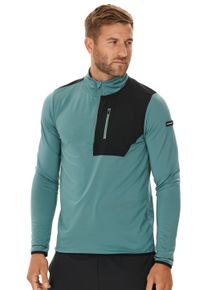 Endurance Herren Strickpullover "Breger", blau, casual, Gr. XL, mehrfarbig, 95% Polyester, 5% Elasthan, Pullover, mit Reißverschluss-Brusttasche