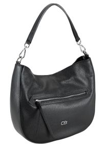 Damen Schultertasche "Italia", Collezione Alessandro, schwarz, Leder, Taschen, aus echtem Leder