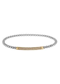 Firetti Damen Armband "Schmuck Geschenk Silber 925 Armschmuck Armkette Kugelkette", Silber 925 (Sterlingsilber)-Silikon, gold, Silber 925