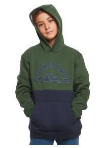 Quiksilver Kinder Kapuzensweatshirt "School Again", grün, Gr. 14, 55% Baumwolle, 45% Polyester, Sweatshirts