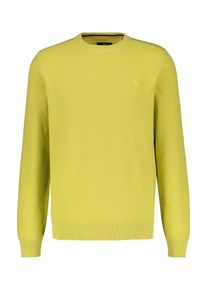 Lerros Herren Strickpullover "Lerros Crewneck Strickpullover", gelb, Gr. S, 100% Baumwolle, Pullover