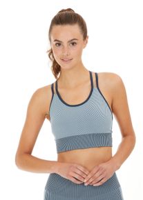 ENDURANCE ATHLECIA ATHLECIA Damen Sport-BH "Gisaki", Gr. XXS, blau, 34% Synthetik, 28% Polyamid, 27% Polyester, 11% Elasthan, unifarben, BHs, feuchtigkeitsregulierend