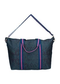 Vadobag Damen Schultertasche "Self Love Club", blau, Kunstfaser, mehrfarbig, Taschen, mit tollem Reptilien-Print