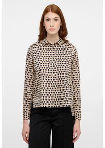 Eterna Damen Hemdbluse "REGULAR FIT", braun, modisch, Gr. 46, 100% cotton, Blusen