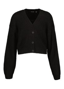 Blue Seven Damen Strickjacke "Blue Seven Strickjacke", schwarz, Basic, Gr. 140, 100% Polyacryl, Strickjacken
