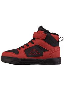 Kappa Kinder Sneaker, Gr. 30, rot, Synthetik, Textil, sportlich, Schuhe, - mit kuscheligem Warmfutter
