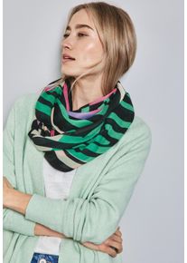 Street One Damen Loop, bunt, casual, gemustert, Stoff, 100% Modal, Modetücher, aus Modal