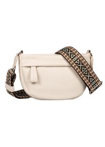 Tom Tailor Damen Umhängetasche "Palina", weiß, Polyurethan, clean, gepflegt, unifarben, Taschen, aus weichem Lederimitat mit effektvollem