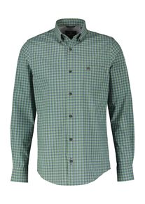 Lerros Herren Langarmhemd "Lerros Langarmhemd, kariert", grün, Gr. 6XL, 100% Baumwolle, Hemden