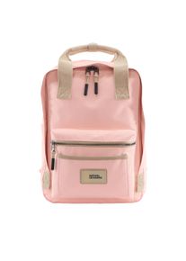 Cityrucksack "LEGEND", National Geographic, pink, Kunstfaser, casual, Rucksäcke, Die gepolsterten Laptop-Innenhüllen passen für ein MacBook Pro 13