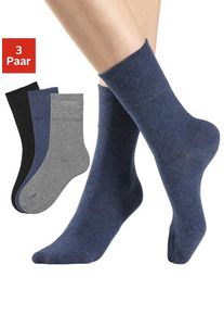 H.I.S. H.I.S Socken mehrfarbig Gr. 35-38 für Damen. Elastisch. Nachhaltig.