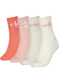 Damen Socken, Calvin Klein Jeans, rosa, Baumwollmischung, Socken