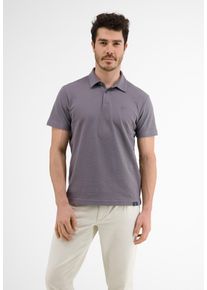 Lerros Herren Poloshirt "Lerros Waffelpiqué-Poloshirt", grau, Gr. S, 100% Baumwolle, Shirts