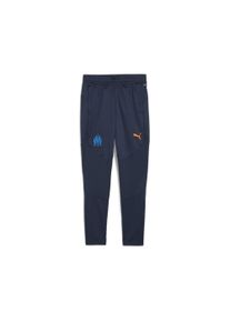 Puma Kinder Sporthose "Olympique de Marseille Trainingshose Jugendliche", blau, Gr. 176, unifarben, Obermaterial: 100% Polyester; Taschenfutter: 100%