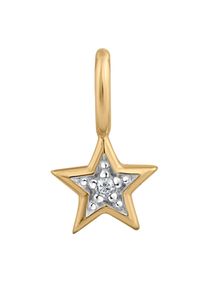 OROLINO Anhänger Gold 585 Stern-Motiv mit Brillant 0,005ct.