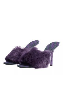 Burberry Sandalen - Other Plaid Patterns Casual Style - Gr. 37 (EU) - in Violett - f&uuml;r Damen