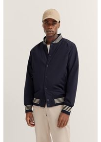 Bugatti Herren Blouson390, marine, casual, Gr. XXXL, unifarben, 90% Polyamid, 10% Elasthan, Jacken, mit Collegekragen