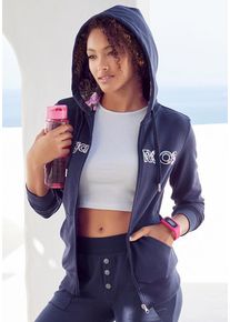 Kangaroos Kapuzensweatjacke blau Gr. 32/34 für Damen. Mit Badge. Nachhaltig.
