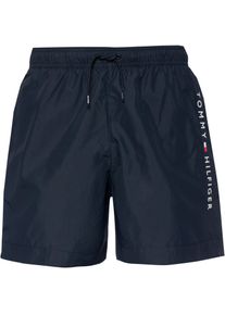 Tommy Hilfiger Medium Drawstring Badehose Herren - blau - Gr. S - Polyester