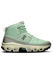 On Cloudrock Mid Wp Wanderschuhe Damen - grün - Gr. 40 1/2 - Polyester