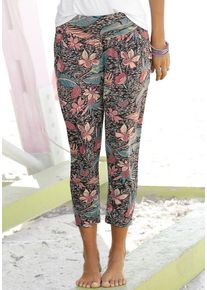 Chiemsee Strandhose mehrfarbig Gr. 34 für Damen. Mit Allover-Druck. Figurumspielend