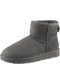UGG Australia Ugg Classic Mini Ii Stiefel Damen - grau - Gr. 37 - Leder