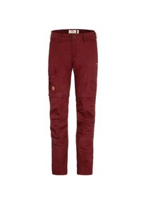 Fjällräven Fjällräven Karla Pro Zipphose Damen - rot - Gr. 34 - Polyester/Baumwolle