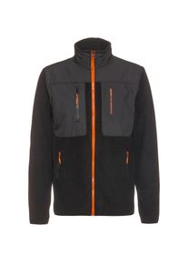 Protest Vanern Fleecejacke Herren - schwarz - Gr. S - Polyester