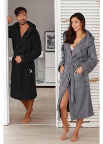 Bruno Banani Unisex-Bademantel »Robby, ideal für Sauna & Spa, Hotelbademantel, Morgenmantel«, (1 St.), Damen & Herren Bademäntel, Baumwolle, mit Taschen, Reise, Sauna, S-3XL